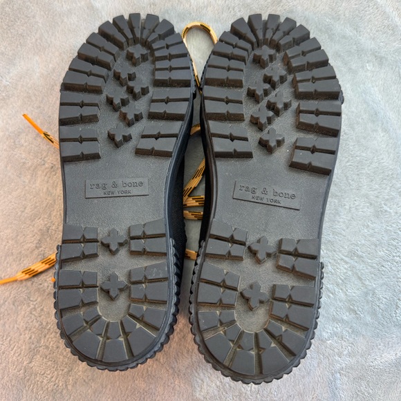 Rag & Bone Army Hiker Low Women's Sneakers Black Size EU36 US6 - Picture 10 of 14